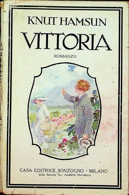 Vittoria: romanzo - Knut Hamsun - copertina