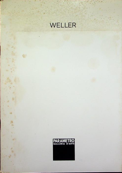 Weller - Maurizio Fagiolo Dell’Arco - copertina