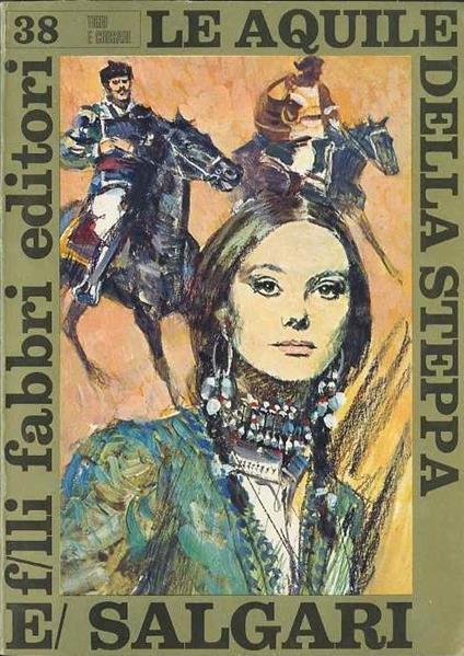 Le aquile della steppa - Emilio Salgari - copertina