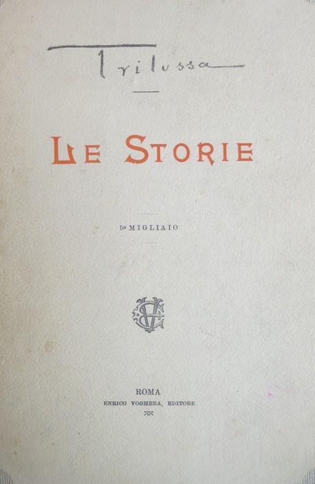 Le storie - Trilussa - copertina