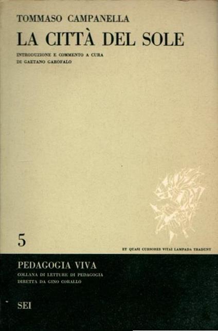 La città del sole - Tommaso Campanella - copertina