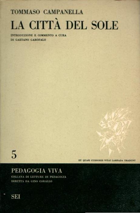 La città del sole - Tommaso Campanella - copertina