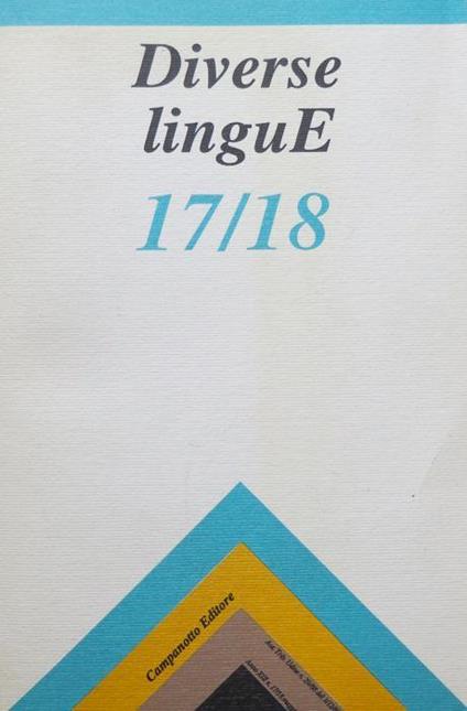 Diverse lingue: 17/18 - copertina