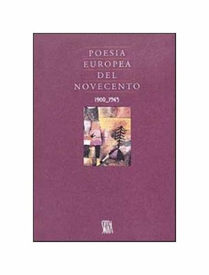 Poesia europea del Novecento (1900-1945) - copertina