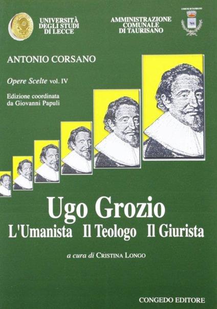 Opere Scelte - Antonio Corsano - copertina