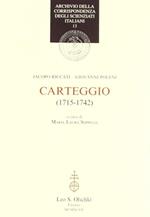 Carteggio (1715-1742)