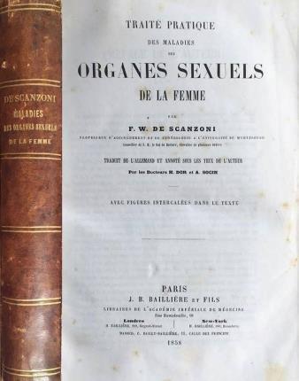 Traité pratique des maladies des organes sexuels de la femme - Friedrich Wilhelm Scanzoni - copertina