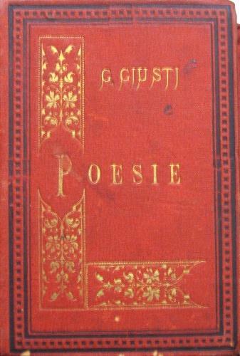 Poesie - Giuseppe Giusti - copertina