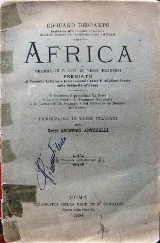 Africa - Edouard Descamps - copertina