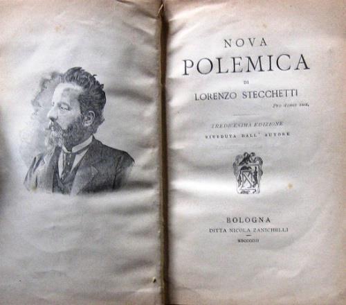 Nova polemica - Lorenzo Stecchetti - copertina