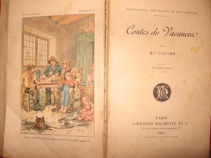 Contes de vacances - J. Colomb - copertina