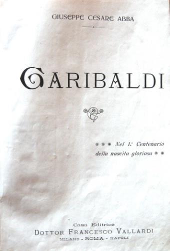 Garibaldi - Giuseppe Cesare Abba - copertina