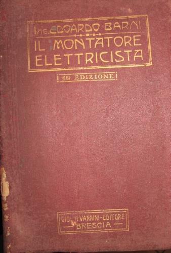Il montatore elettricista - Edoardo Barni - copertina