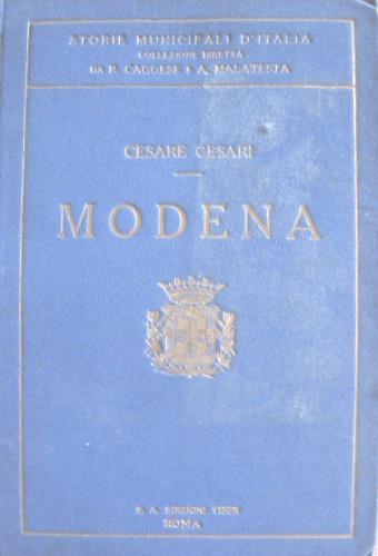 Modena - Cesare Cesari - copertina
