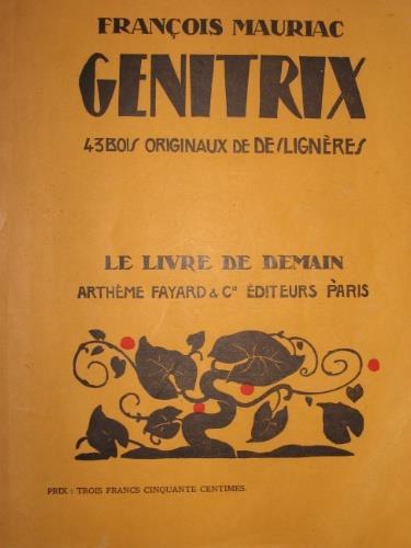Genitrix - François Mauriac - copertina
