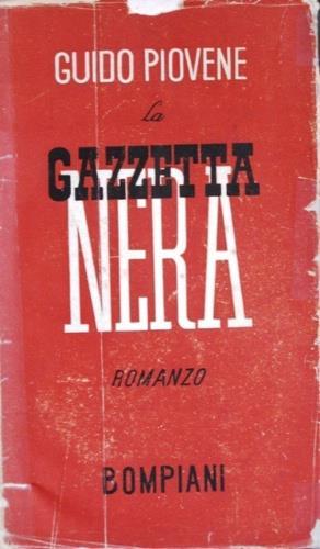 La gazzetta nera - Guido Piovene - copertina