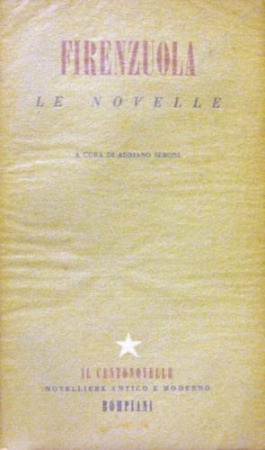 Le novelle - Agnolo Firenzuola - copertina