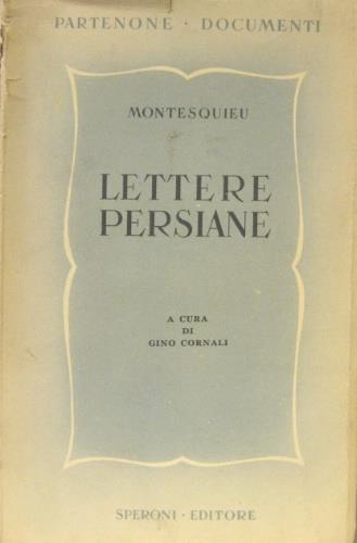 Lettere persiane - Charles L. de Montesquieu - copertina