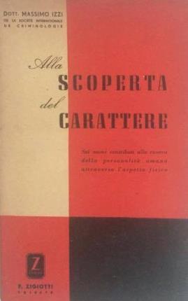 Alla scoperta del carattere - Massimo Izzi - copertina
