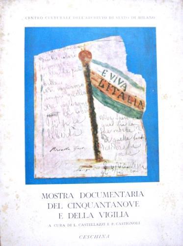 Mostra documentaria del Cinquantanove e della vigilia - copertina