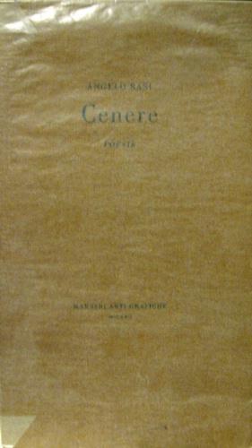 Cenere - Angelo Rasi - copertina