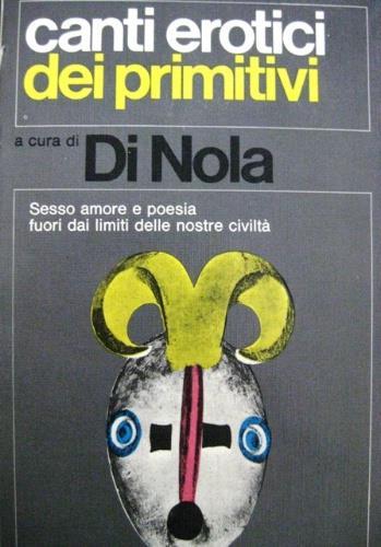 Canti erotici dei primitivi - copertina