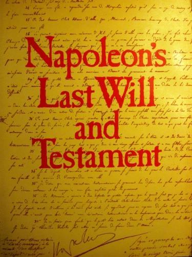 Napoleon’s Last Will and Testament - copertina