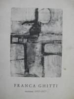 Franca Ghitti. Incisioni 1957-1977