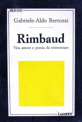 Rimbaud - Gabriele A. Bertozzi - copertina