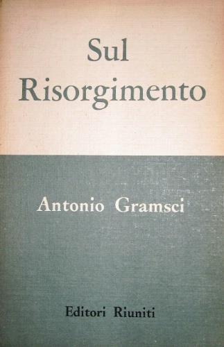 Sul Risorgimento - Antonio Gramsci - copertina