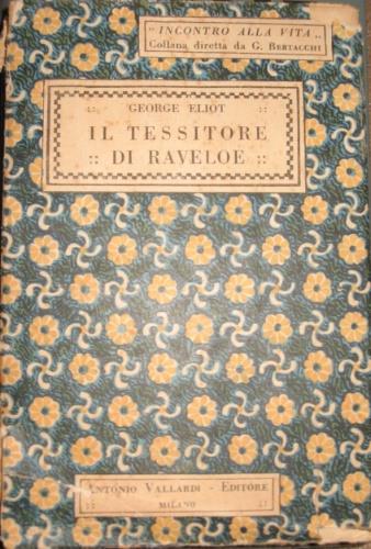 Il tessitore di Raveloe - George Eliot - copertina