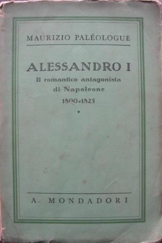 Alessandro I - Maurice Paléologue - copertina