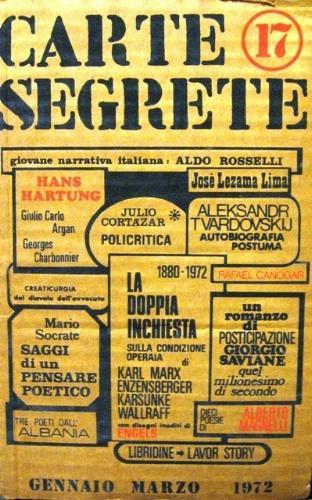 Carte segrete - copertina