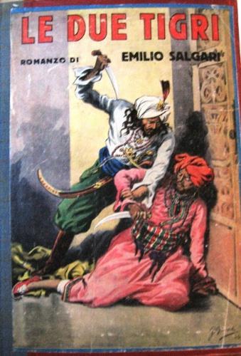 Le due tigri - Emilio Salgari - copertina