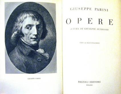 Opere - Giuseppe Parini - copertina