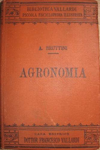 Agronomia - Arturo Bruttini - copertina