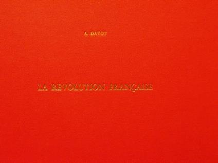 La révolution française - Armand Dayot - copertina
