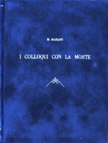 I colloqui con la morte - Mario Mariani - copertina