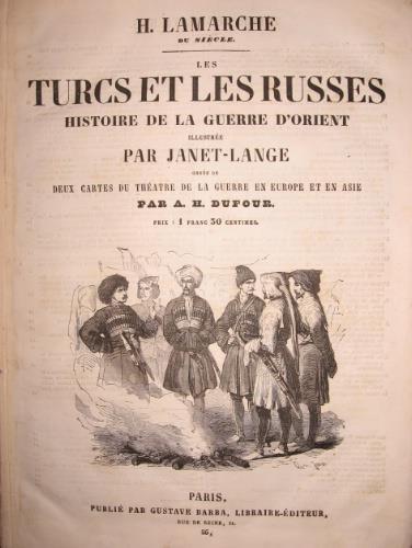 Histoire de la guerre d'Orient - H. Lamarche - copertina