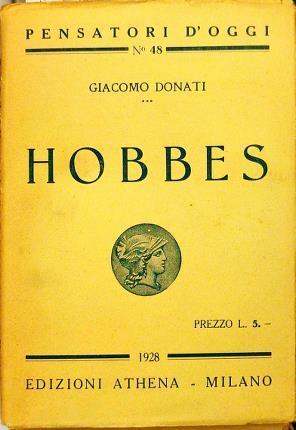 Hobbes - Giacomo Donati - copertina