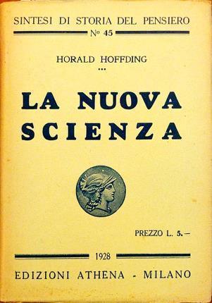 La nuova scienza - Horald Hoffding - copertina