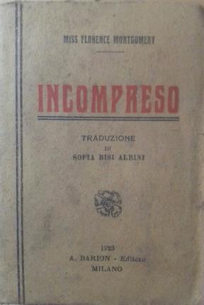 Incompreso - Florence Montgomery - copertina
