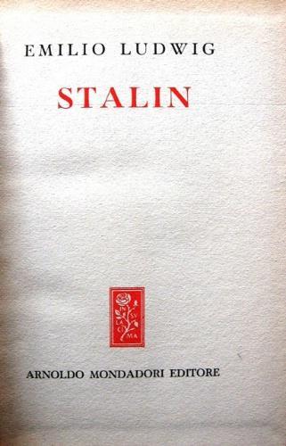 Stalin - Emil Ludwig - copertina