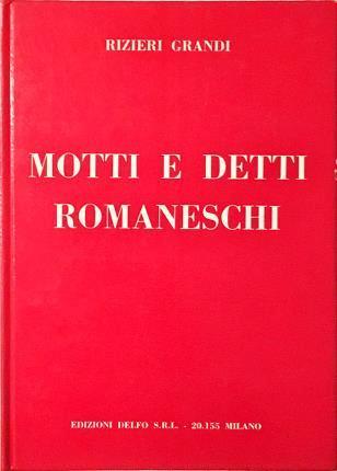Motti e detti romaneschi - Rizieri Grandi - copertina