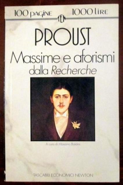 Massime e aforismi della «Recherche» - Marcel Proust - copertina