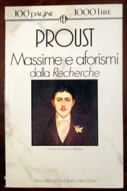 Massime e aforismi della «Recherche» - Marcel Proust - copertina