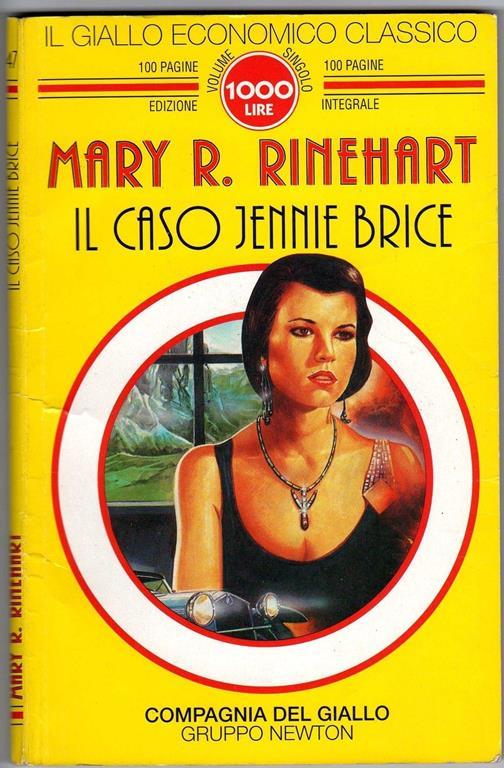 Il caso Jennie Brice - Mary Roberts Rinehart - copertina