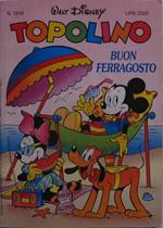 Topolino. Buon Ferragosto. n°1916 del 16 agosto 1992