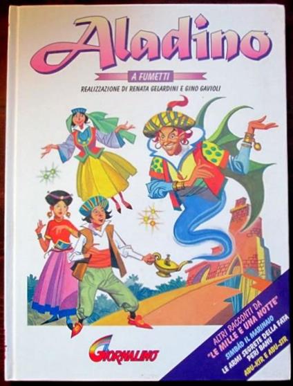 Aladino a fumetti - copertina