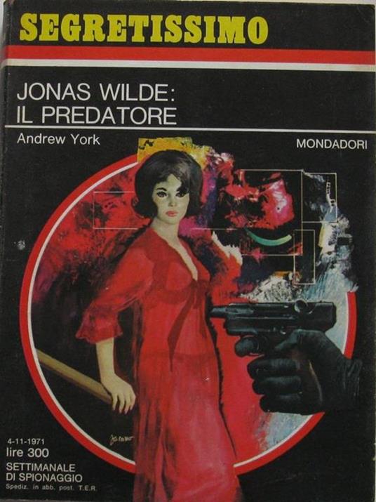 Jonas Wilde: il predatore - Andrew York - copertina